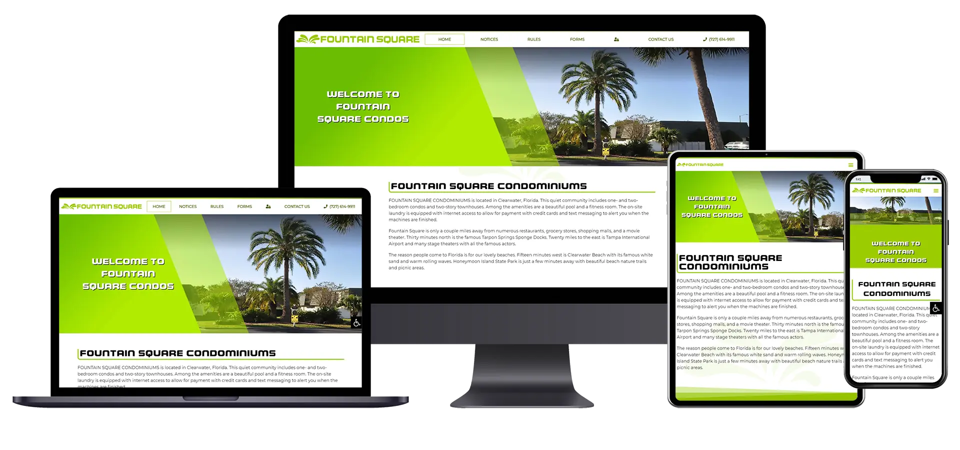 Property Management Website by Known Digital Marketing - Tarpon Springs FL