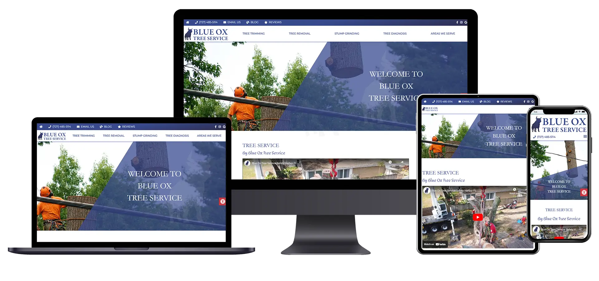 Tree Company Website by Known Digital Marketing - Tarpon Springs FL