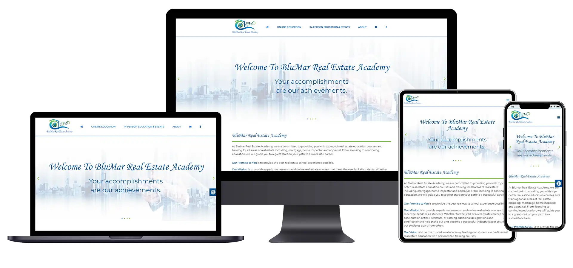 Real Estate Academy Website by Known Digital Marketing - Tarpon Springs FL